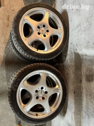Литые Диски R 18 AMG, Комплект, отверстий - 5, Б/у