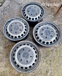 Железные Диски R 16 Mercedes-Benz, Комплект, отверстий - 6, Б/у