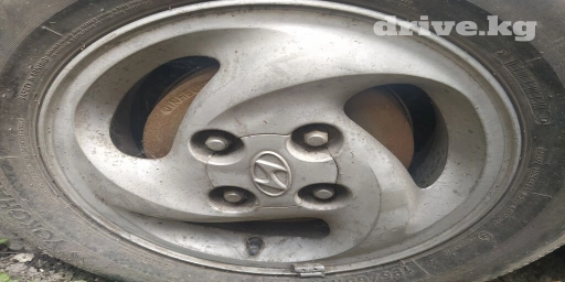 Литые Диски R 14 Hyundai, Комплект, отверстий - 4, Б/у