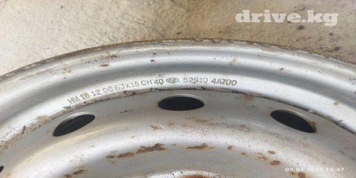 Железные Диски R 14 Hyundai, Б/у