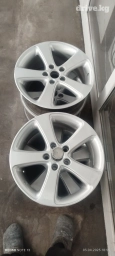 Литые Диски R 17 AMG, Комплект, отверстий - 5, Б/у