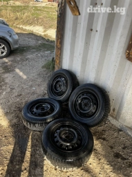 Железные Диски R 14 Honda, Комплект, отверстий - 4, Б/у