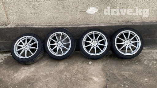 Литые Диски R 17 RAYS, Комплект, отверстий - 5, Б/у