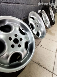 Литые Диски R 17 AMG, Комплект, отверстий - 5, Б/у