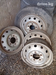 Железные Диски R 16 Комплект, отверстий - 5, Б/у