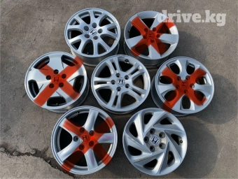 Литые Диски R 16 Honda, Комплект, отверстий - 5, Б/у