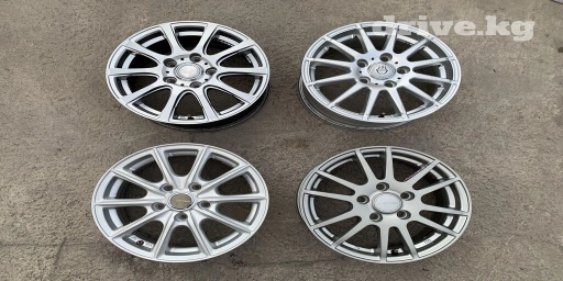 Литые Диски R 15 Weds, Комплект, отверстий - 5, Б/у