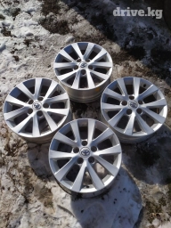 Литые Диски R 16 Toyota, Комплект, отверстий - 5, Б/у