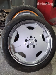 Литые Диски R 17 AMG, Комплект, отверстий - 5, Б/у
