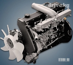 Дизельный мотор Toyota 2000 г., 4.2 л, Б/у, Оригинал