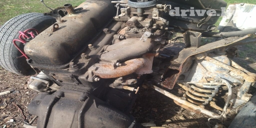 Двигатель ГАЗ-24-01-76: БУ-1-Комплект КПП. кардан. вал, передний