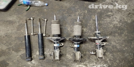 Передний амортизатор, Задний амортизатор Honda 2003 г., Б/у, Оригинал