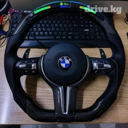 Анатомический карбоновый руль с тахометром дисплеем для BMW F10, F15