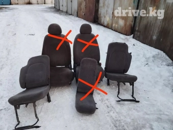 Комплект сидений, Велюр, Toyota 2002 г., Б/у, Оригинал, Япония