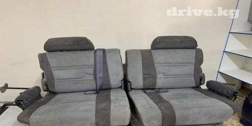 Третий ряд сидений, Велюр, Toyota 1998 г., Б/у, Оригинал, Япония