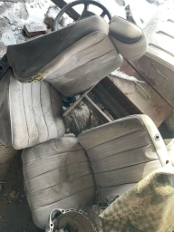 Комплект сидений, Велюр, Mercedes-Benz 1991 г., Б/у, Оригинал, Германия