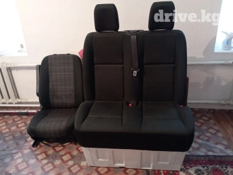 Комплект сидений, Ткань, текстиль, Mercedes-Benz 2019 г., Б/у, Оригинал, Германия