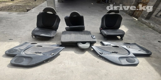 Комплект сидений, Велюр, Honda 2007 г., Б/у, Оригинал, Япония