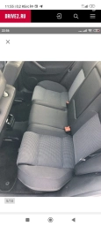 Заднее сиденье, Ткань, текстиль, Volkswagen 2003 г., Б/у, Оригинал, Германия