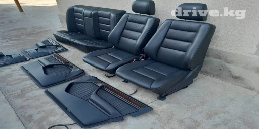 Комплект сидений, Кожа, Mercedes-Benz 1994 г., Оригинал, Япония
