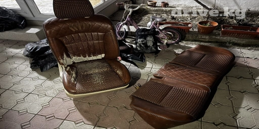 Комплект сидений, Кожа, Toyota 2005 г., Б/у, Оригинал