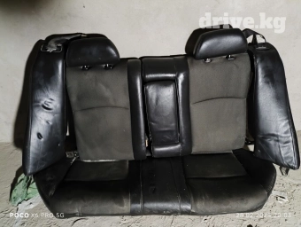 Комплект сидений, Кожа, Honda 2001 г., Б/у, Оригинал, Япония