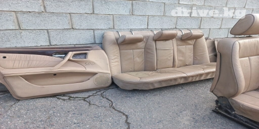 Заднее сиденье, Кожа, Mercedes-Benz 2001 г., Б/у, Оригинал