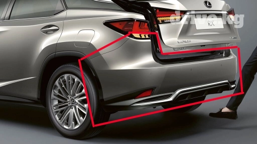 Бампер Задний Lexus, Б/у, Оригинал