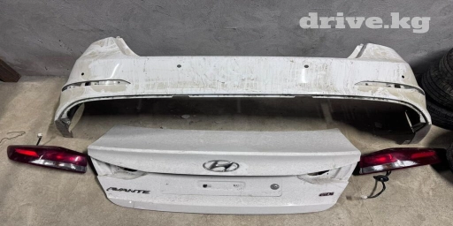 Бампер Задний Hyundai, Б/у, Оригинал