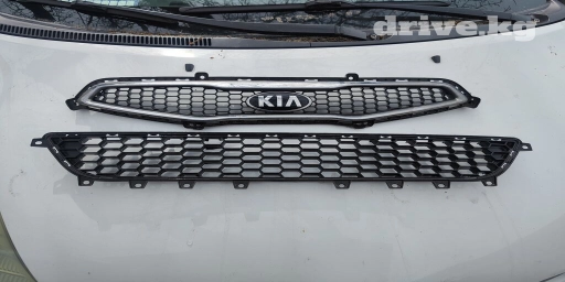 Накладка на бампер Передний Kia, Б/у, Оригинал