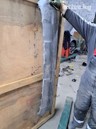 Накладка на бампер Задний Toyota, Б/у, Оригинал