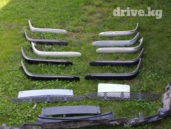 Накладка на бампер Передний Mercedes-Benz, Б/у, Оригинал