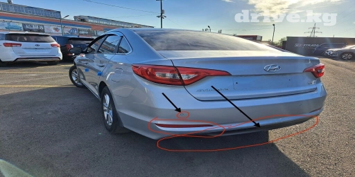 Бампер Задний Hyundai, Б/у, Оригинал
