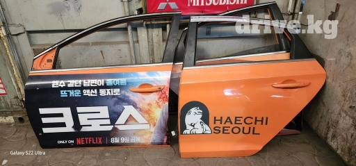 Дверь Задняя правая Hyundai, Б/у, Оригинал