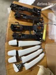 Комплект дверных ручек Дверная ручка Lexus Б/у, Оригинал