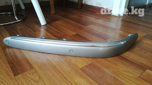 Сабля на передний бампер с парктрониками Мерседес Бенц S класс