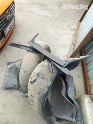 На Жигули ветровики подкрыльники комплект 750 сом