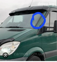 Молдинг стекла Лобовое Mercedes-Benz, 2008 г., Новый, Аналог