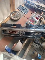 Решетка радиатора Honda 2004 г., Б/у, Оригинал
