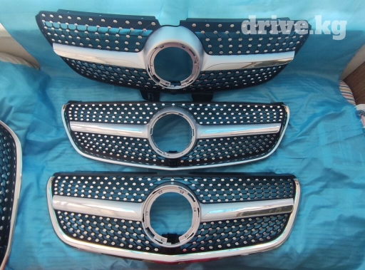 Решетка радиатора Mercedes-Benz 2014 г., Новый, Аналог