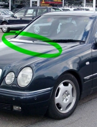 Решетка радиатора Mercedes-Benz 2000 г., Б/у, Оригинал