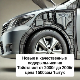Подкрылок Передний правый Toyota, 2001 г., Новый, Аналог
