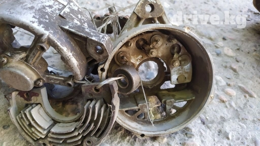 Генератор Москвич 1990 г., Б/у, Оригинал, Россия