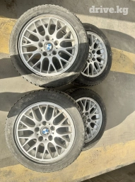 Диски 15 размер на Бмв, 42 второй стиль, продается с резиной зимней