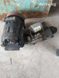 Стартер Хундай Санта фе дизель 2.2 и компрессор кондиционера оба