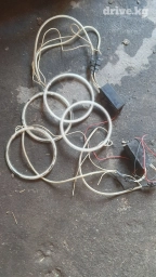 Ангельские глазки на е34 и реснички на широкую морду