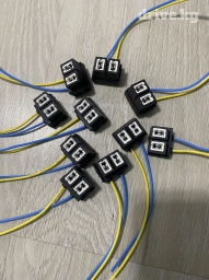 Переходник, патрон для галогеновой и лэд лампы типа H-7, с проводами