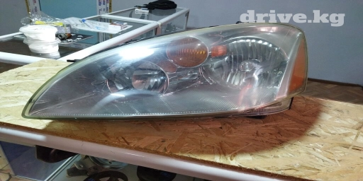 Передняя левая фара Nissan 2003 г., Б/у, Оригинал, Япония