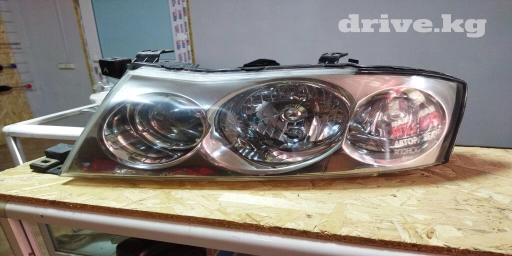Передняя левая фара Nissan 2000 г., Б/у, Оригинал, Япония