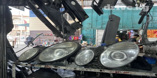 Комплект передних фар Mercedes-Benz Б/у, Оригинал, Германия